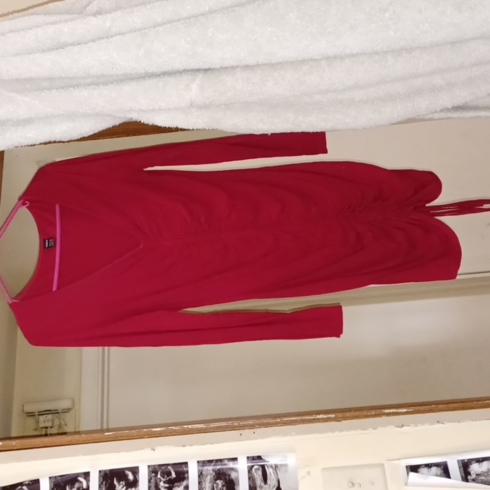 Red Shein adjustable dress